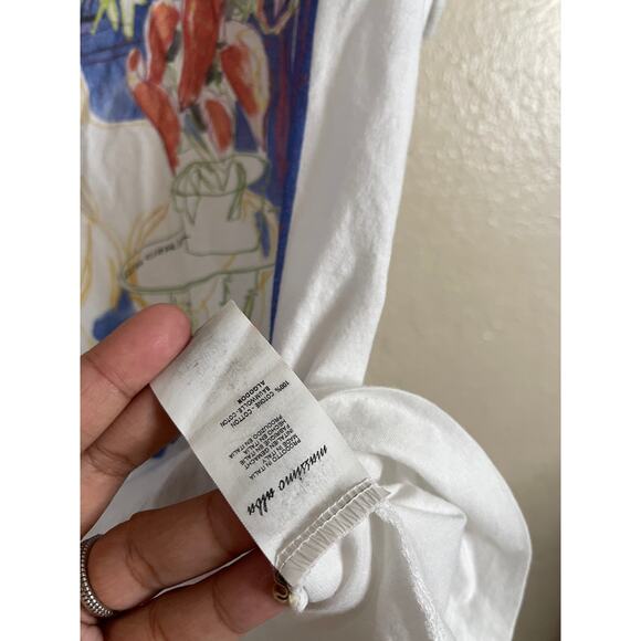 Massimo Alba x Elena Ciuprina Graphic T-Shirt Womans Medium - Picture 7 of 8